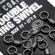 KORDA - Obratlík Double Ring Swivel veľ. 11 8 ks