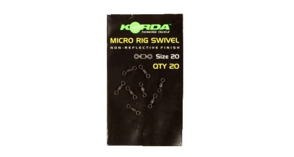 KORDA - Obratlík Micro rig swivel 20 ks