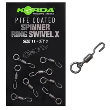 KORDA - Obratlík PFTE Spinner Ring Swivel X veľ. 11 8 ks