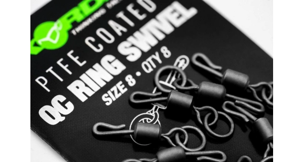 KORDA - Obratlík PTFE QC Ring Swivel veľ. 11