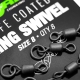 KORDA - Obratlík PTFE Ring Swivel veľ. 8, 8 ks