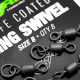 KORDA - Obratlík PTFE Ring Swivel veľ. 8, 8 ks