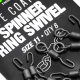 KORDA - Obratlík PTFE Spinner Ring Swivels veľ. 11 8 ks