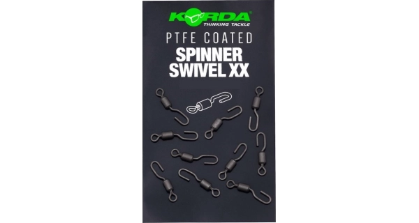 KORDA - Obratlík PTFE Spinner Swivel XX veľ. 11 8 ks