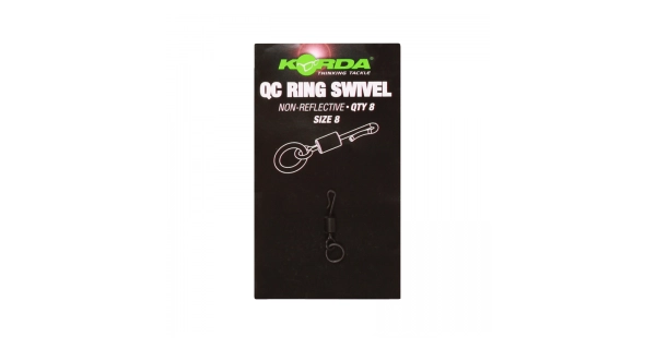 KORDA - Obratlík Quik Change Ring Swivel Veľkosť 8