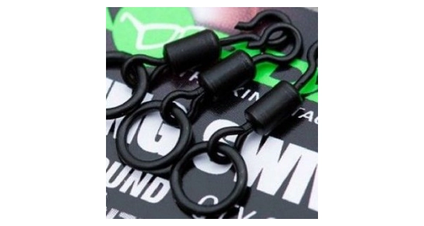 KORDA - Obratlík S krúžkom Change Swivels Round Veľ. 11 8 ks