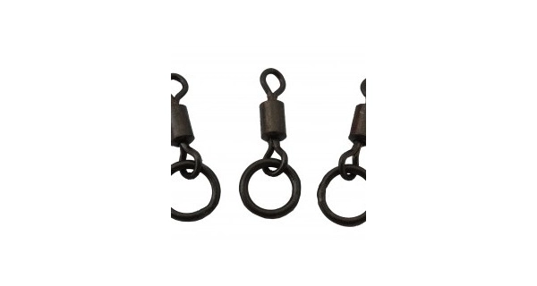 KORDA - Obratlík S krúžkom flexi ring swivels Veľkosť 11 8 ks