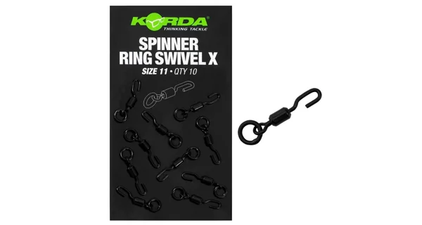 KORDA - Obratlík Spinner Ring Swivel X veľ. 11 10 ks