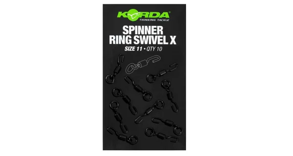 KORDA - Obratlík Spinner Ring Swivel X veľ. 11 10 ks