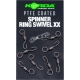 KORDA - Obratlík Spinner Swivel XX veľ. 11 12 ks