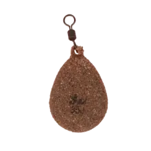 KORDA - Olovená záťaž textured flat pear swivel 3,5 oz 98 g