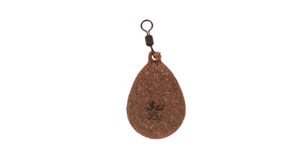 KORDA - Olovená záťaž textured flat pear swivel 3,5 oz 98 g