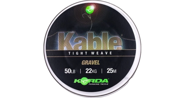KORDA - Olovenka Kable Tight Weave Gravel 7 m 22 kg