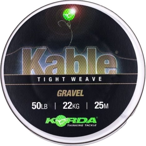 KORDA - Olovenka Kable Tight Weave Gravel 7 m 22 kg