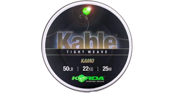 KORDA - Olovenka Kable Tight Weave Kamo 7 m 22 kg