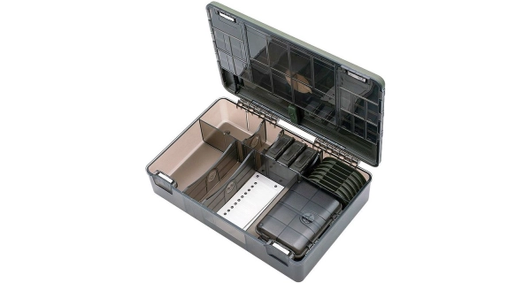 KORDA - Organizér Tackle Box Bundle Deal + Krimpovacie kliešte