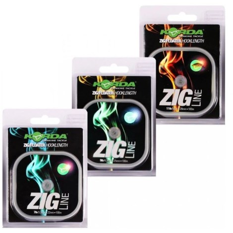 KORDA - Plávajúci vlasec Zig Line 9 lb 100 m 0,25 mm