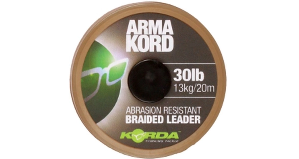 KORDA - Pletená šnúrka Arma Kord 30 lb 20 m Brown