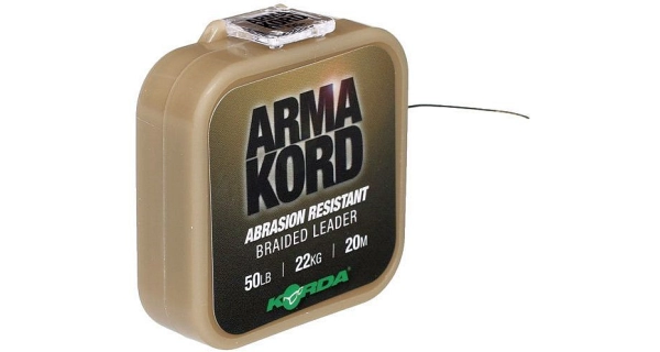 KORDA - Pletená šnúrka Arma Kord 30 lb 20 m Brown