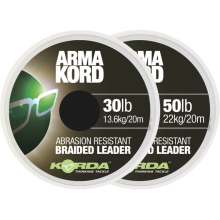 KORDA - Pletená šnúrka Arma Kord 30 lb 20 m Brown