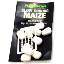 KORDA - Pomaly potápavá kukurica Slow Sinking Maize Banoffee White 10 ks