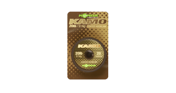 KORDA - Poťahovaná šnúrka Kamo Coated Hooklink 20 lb 20 m
