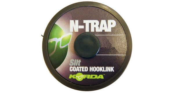 KORDA - Poťahovaná šnúrka N-Trap Soft Silt 15 lb 20 m Čierna