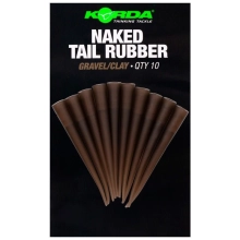 KORDA - Prevleky proti zamotaniu Naked Tail Rubber Gravel/Clay