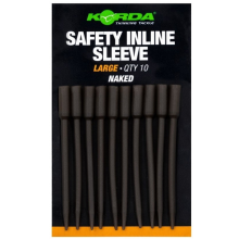 KORDA - Prevleky Safety Inline Sleeve Naked Large 10 ks