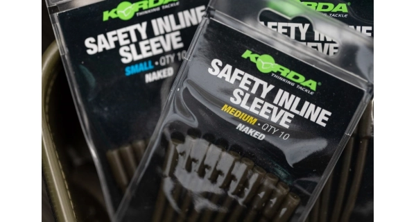 KORDA - Prevleky Safety Inline Sleeve Naked Large 10 ks