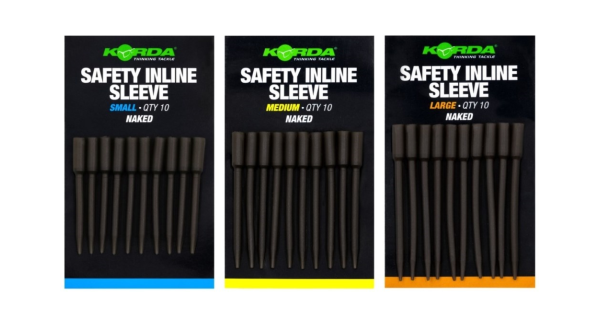 KORDA - Prevleky Safety Inline Sleeve Naked Small 10 ks