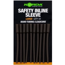 KORDA - Prevleky Safety Inline Sleeve Nano Tubing Leadcore Large 10 ks