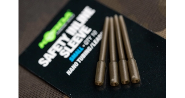 KORDA - Prevleky Safety Inline Sleeve Nano Tubing Leadcore Medium 10 ks
