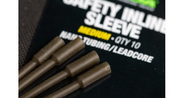KORDA - Prevleky Safety Inline Sleeve Nano Tubing Leadcore Medium 10 ks