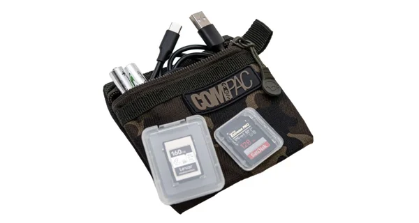 KORDA - Puzdro Compac Wallets Dark Kamo Set 3 ks