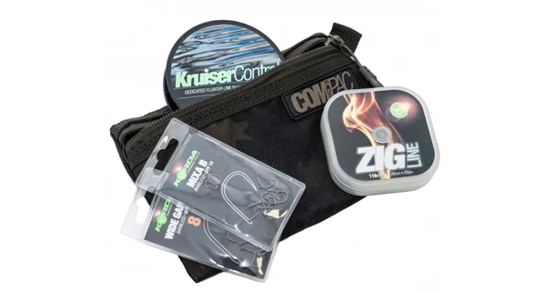 KORDA - Puzdro Compac Wallets Dark Kamo Set 3 ks