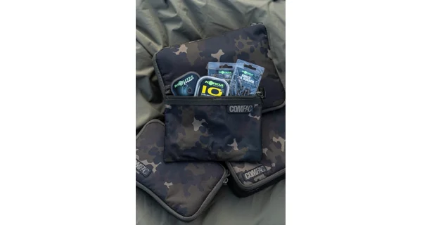 KORDA - Puzdro Compac Wallets Dark Kamo Set 3 ks
