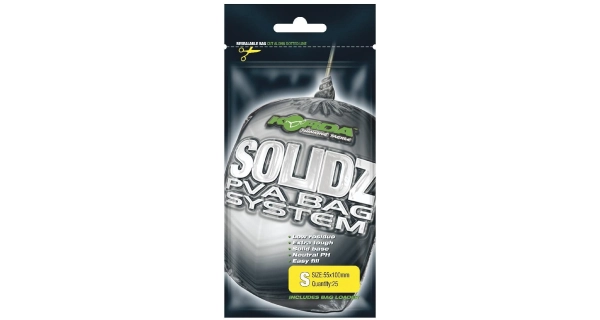 KORDA - PVA vrecká Solidz Small 25 ks 55 x 100 mm