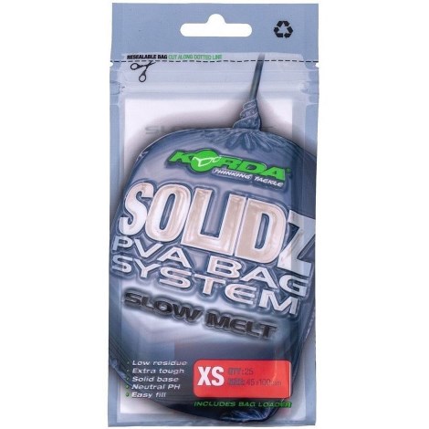 KORDA - PVA Vrecko Solidz Slow Melt PVA Bags veľ.