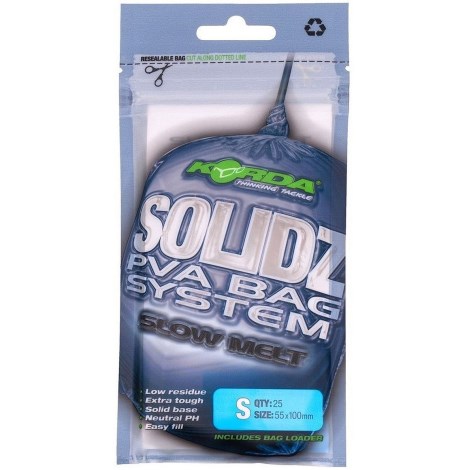 KORDA - PVA Vrecko Solidz Slow Melt PVA Bags veľ. S