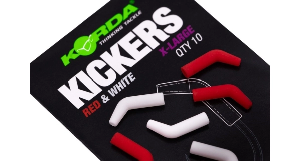 KORDA - Rovnátka Kickers Red White veľ. XL 10 ks