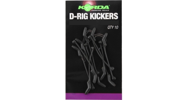 KORDA - Rovnátka na háčik D-Rig Kickers Green veľ. M 10 ks