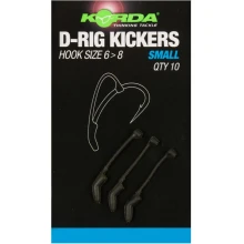 KORDA - Rovnátka na háčik D-Rig Kickers Green veľ. S 10 ks