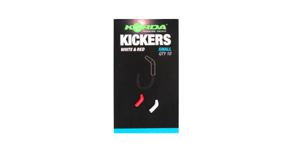 KORDA - Rovnátko na háčik Kickers Large White Red 10 ks