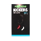 KORDA - Rovnátko na háčik Kickers Medium White Red 10 ks