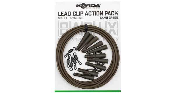 KORDA - Set závesok Basix Lead Clip Action Pack