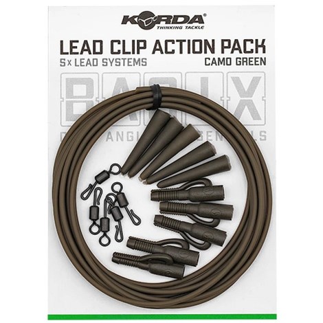 KORDA - Set závesok Basix Lead Clip Action Pack