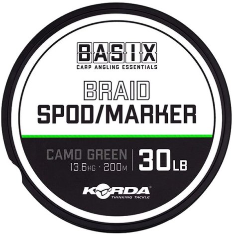 KORDA - Šnúra na raketu / marker Basix Spod / Marker Braid 200m