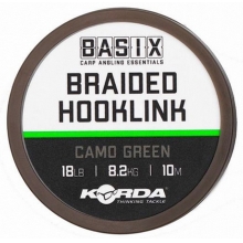 KORDA - Šnúrka Basix Braided Hooklink 18 lb 10 m