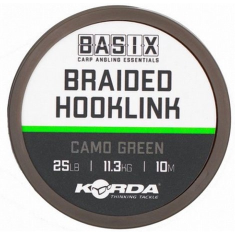 KORDA - Šnúrka Basix Braided Hooklink 25 lb 10 m